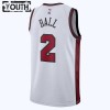 Maillot Basket Enfant Chicago Bulls Lonzo Ball 2 2022-23 Nike City Edition Blanc Swingman